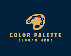 Online Art Palette  logo design