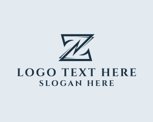 App - Digital Tech Lightning Letter Z logo design