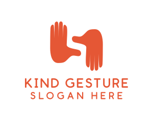 Gesture - Hand Gesture Letter S logo design