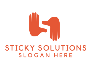 Hand Gesture Letter S  logo design