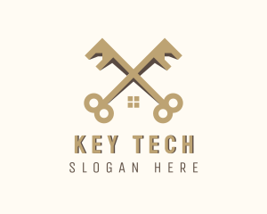 Home Realty Key logo design