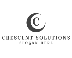Crescent Moon Business logo design