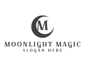 Midnight - Crescent Moon Business logo design