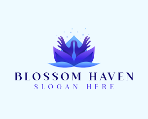 Floral - Lotus Floral Health logo design
