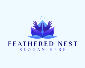 Lotus Floral Health logo design