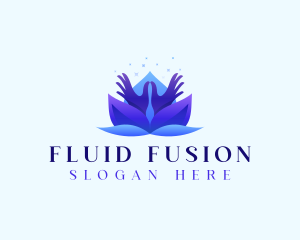 Lotus Floral Health logo design