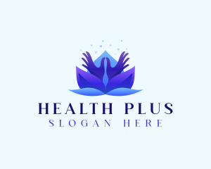 Lotus Floral Health logo design