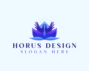 Lotus Floral Health logo design