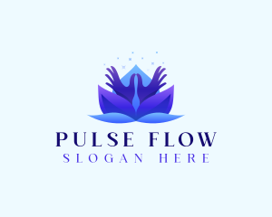 Lotus Floral Health logo design