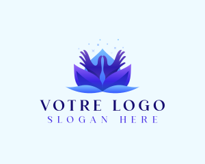 Lotus Floral Health logo design