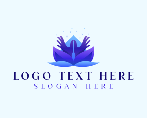 Floral - Lotus Floral Health logo design