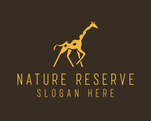 Reserve - Running Wild Giraffe logo design