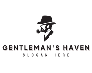 Gentleman Tobacco Hat logo design