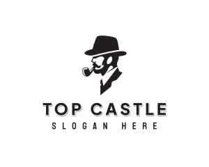 Gentleman Tobacco Hat logo design