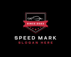 Sports Car Badge logo design