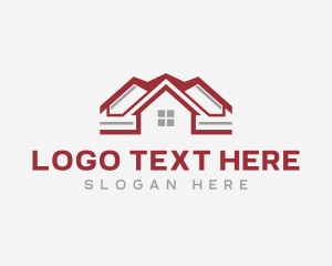 Airbnb - Realty Roofing Renovation logo design