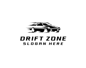 Drift - Fast Race Car logo design