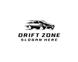 Drifting - Fast Race Car logo design