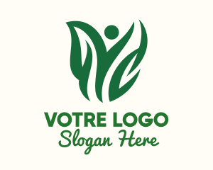 Plant - Plant Person Environmentalist logo design