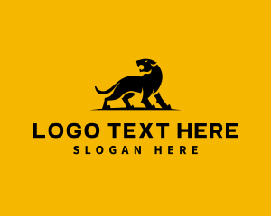 Hunter - Beast Lioness Animal logo design