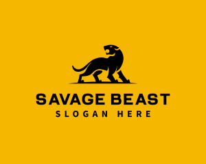 Beast Lioness Animal logo design