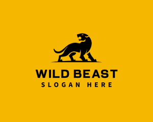 Beast Lioness Animal logo design