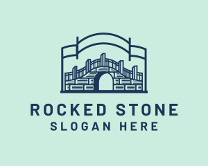 Stone Bridge Structure logo design