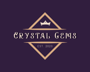 Luxury Crystal Business  logo design