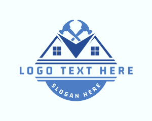 Tradesman - Construction Hammer Tool logo design