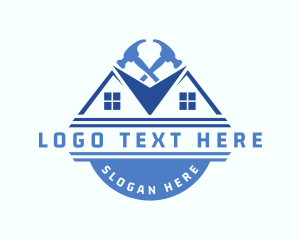 Architecture - Construction Hammer Tool logo design