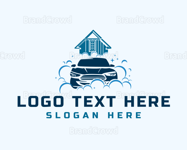 Car Wash Automobile Cleaning Logo