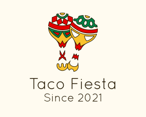 Mexican - Festive Mexican Maracas logo design