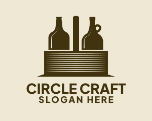 Liquor Basket Carrier logo design