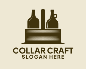 Liquor Basket Carrier logo design