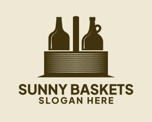 Liquor Basket Carrier logo design