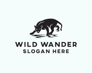 Wild Panther Animal logo design