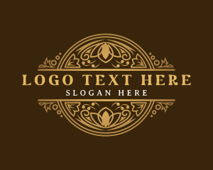 Luxury Floral Garden Logo