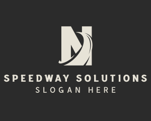 Road - Swoosh Highway Road logo design