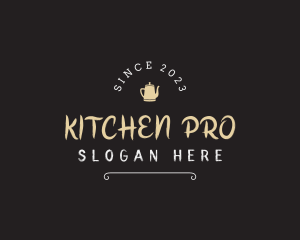 Kitchen Teapot Kettle logo design