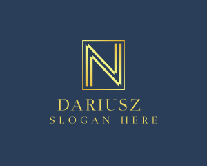 Luxury Elegant Letter N Logo