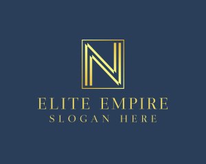 Luxury Elegant Letter N logo design