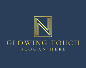 Luxury Elegant Letter N logo design