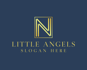 Finance Consulting - Luxury Elegant Letter N logo design