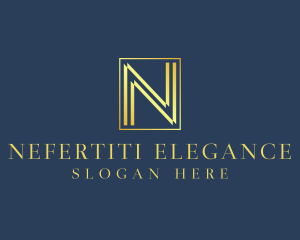 Elegant Business Letter N logo design