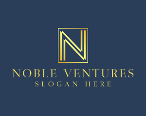 Luxury Elegant Letter N logo design