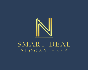 Luxury Elegant Letter N logo design