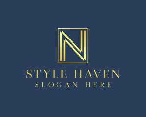 Accounting - Luxury Elegant Letter N logo design