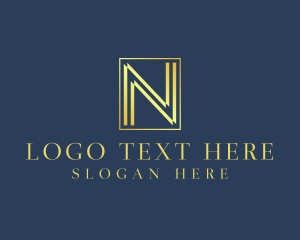 Fashion - Luxury Elegant Letter N logo design