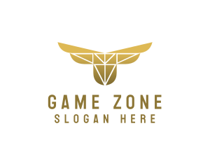 Polygon Bird Gaming logo design