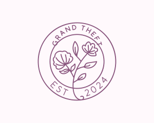 Organic - Flower Organic Florist logo design